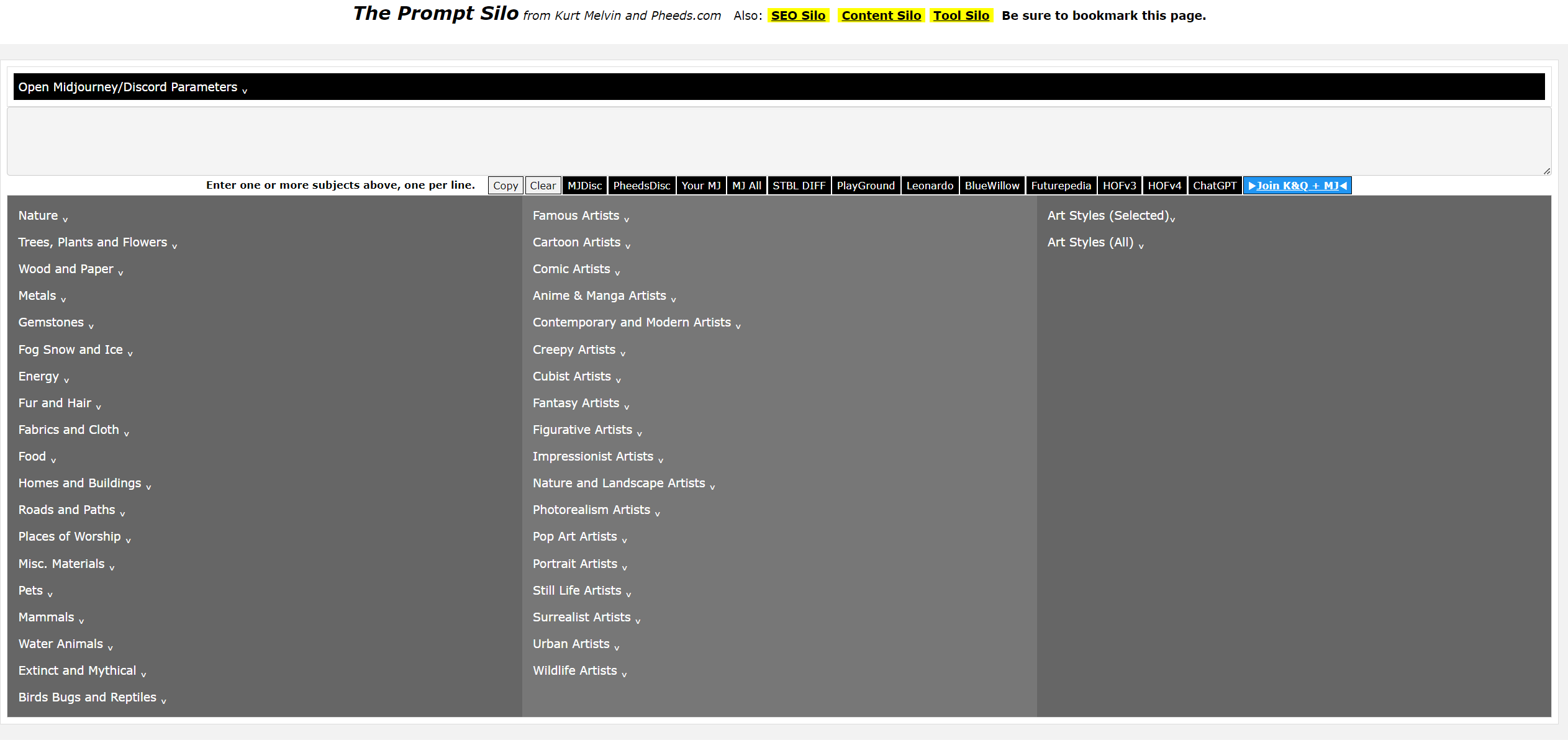 Pheeds Homepage
