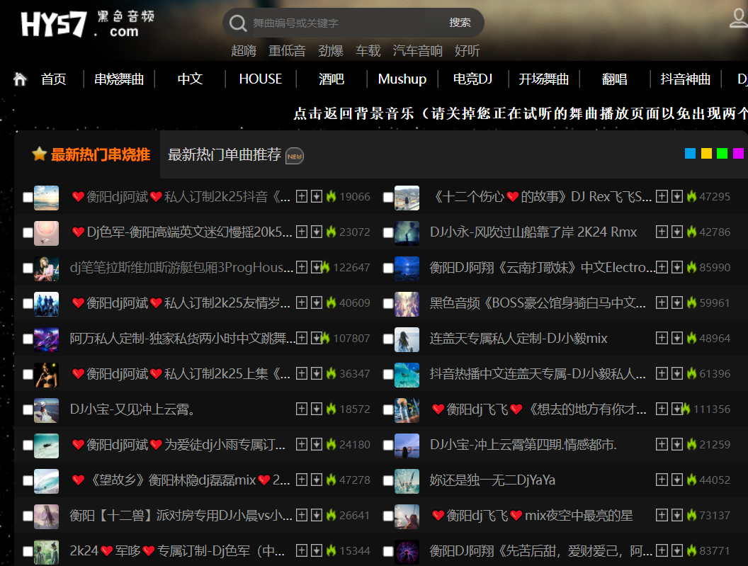 黑色音频DJ